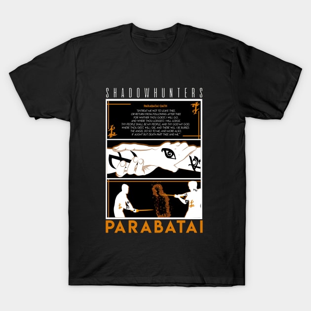 Parabatai Oath T-Shirt by Ddalyrincon